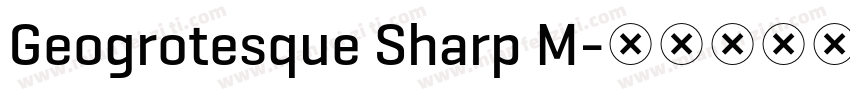 Geogrotesque Sharp M字体转换
